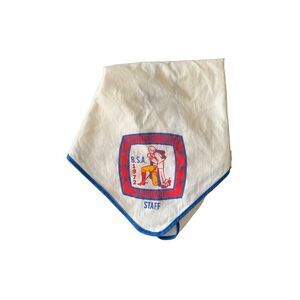 Vintage Boy Scouts 1972 Staff Valley Forge Council Resica Falls Neckerchief